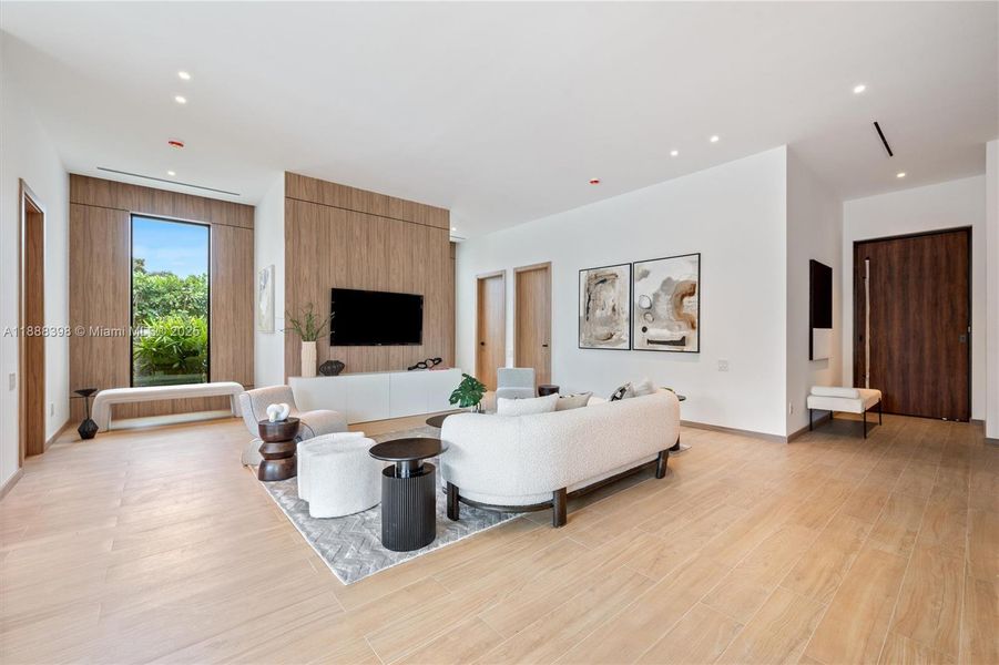 Furnished interior view inside a new home in , Miami (Image 6).