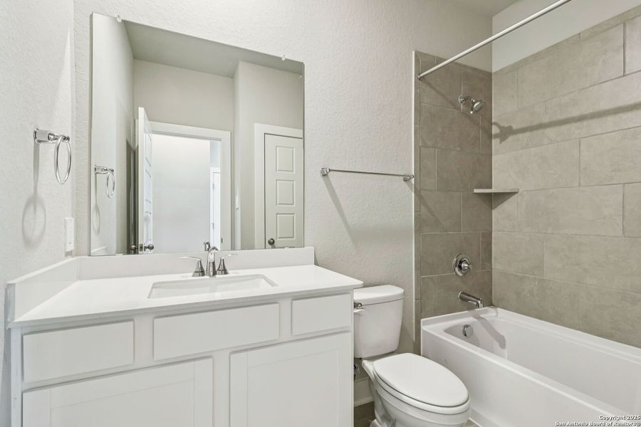 Furnished interior view inside a new home in Remington Ranch, San Antonio (Image 9). Furnished interior view inside a new home in Remington Ranch, San Antonio (Image 9).