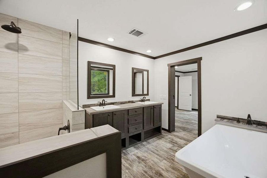 Furnished interior view inside a new home in , Eatonton (Image 3).