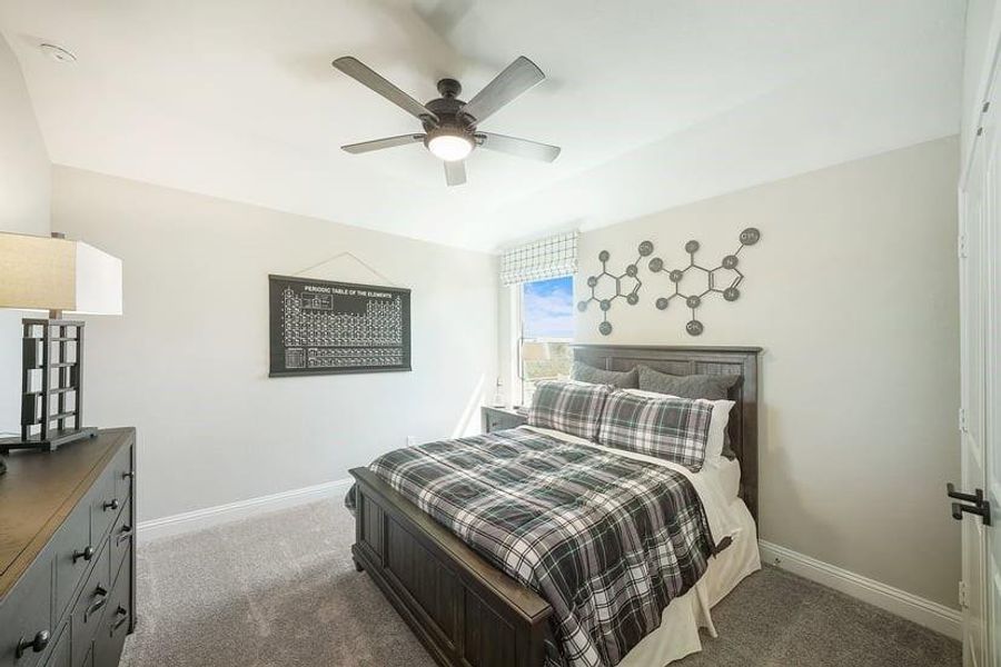 Furnished interior view inside a new home in Bridgeland, Cypress (Image 15).