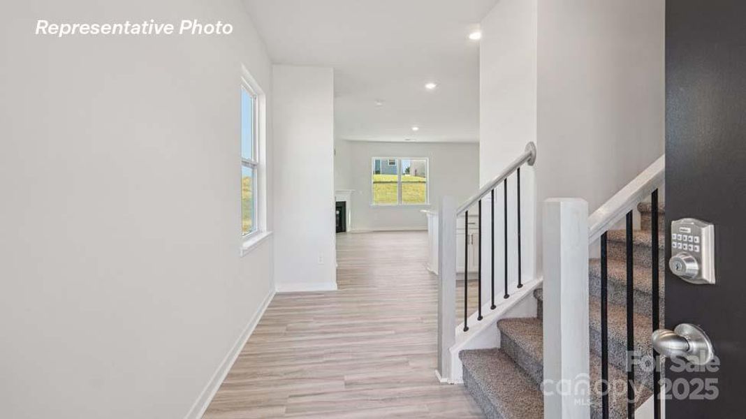 Spacious, unfurnished interior of a new home in Huffman Ridge, Hickory (Image 24).