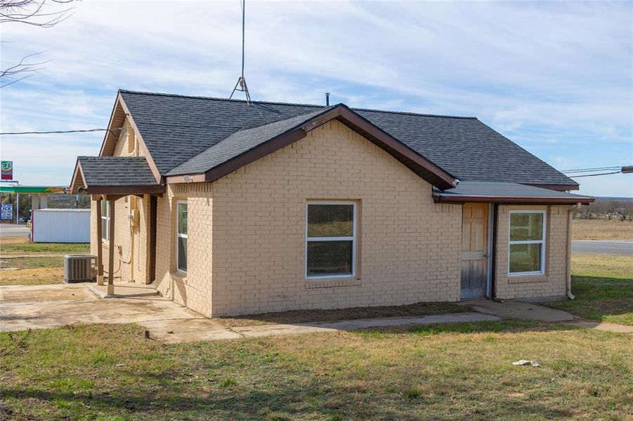 Exterior details and patio area of a home in , Brownwood (Image 15). Exterior details and patio area of a home in , Brownwood (Image 15).