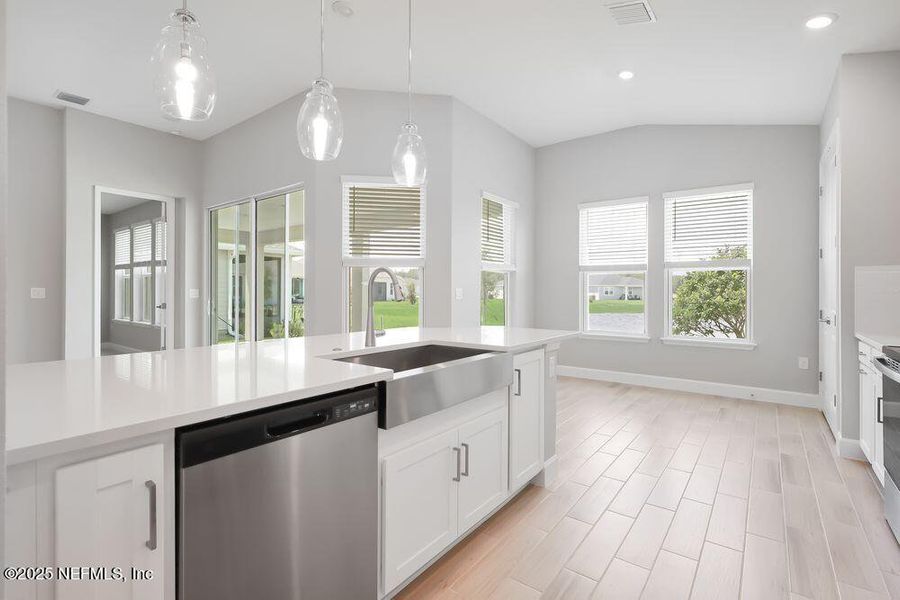 Furnished interior view inside a new home in Colbert Landings, Palm Coast (Image 12).