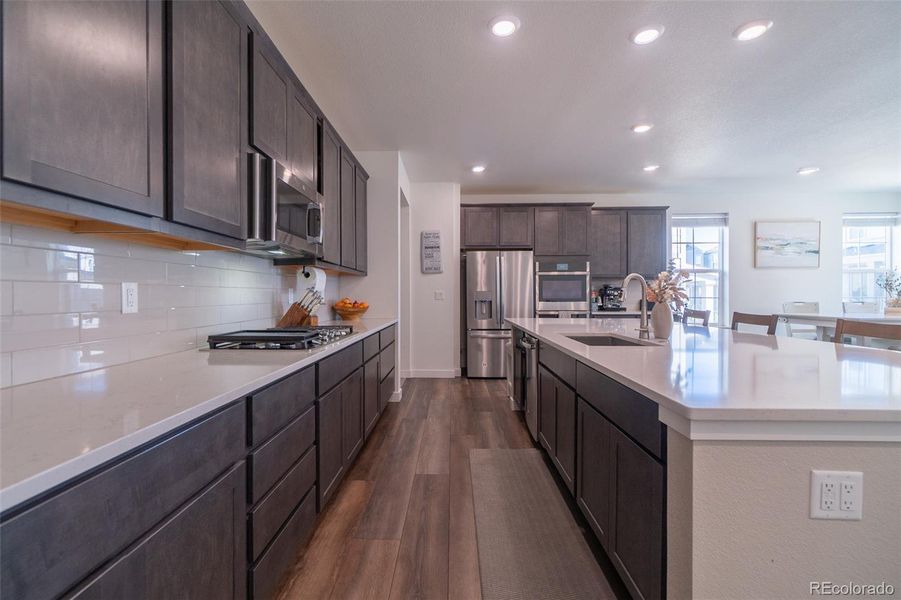 Furnished interior view inside a new home in , Parker (Image 6).