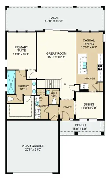 2D floor plan layout of this home in Brookland Park, Auburndale, FL (Image 2). 2D floor plan layout of this home in Brookland Park, Auburndale, FL (Image 2).