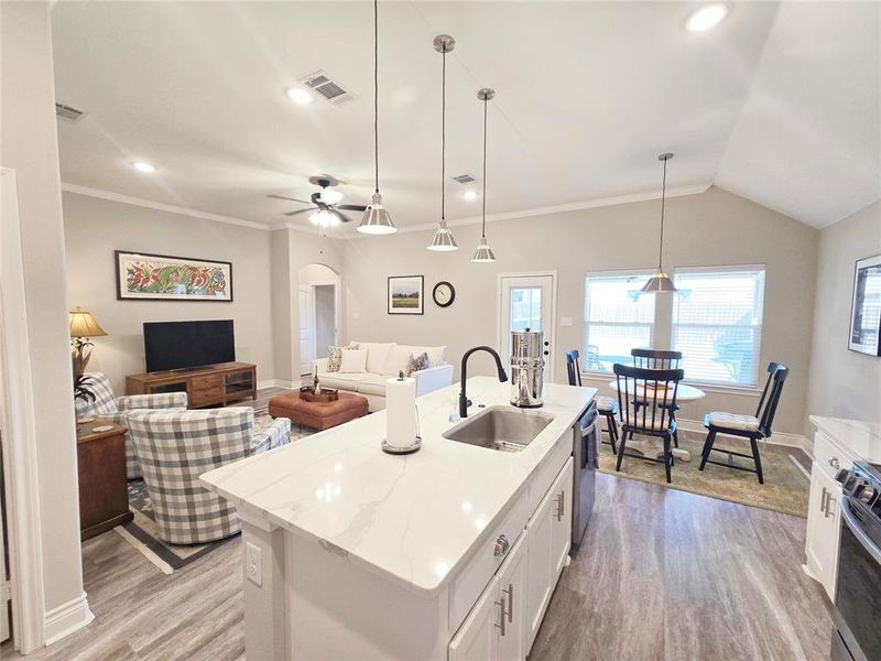 Furnished interior view inside a new home in , Greenville (Image 21). Furnished interior view inside a new home in , Greenville (Image 21).