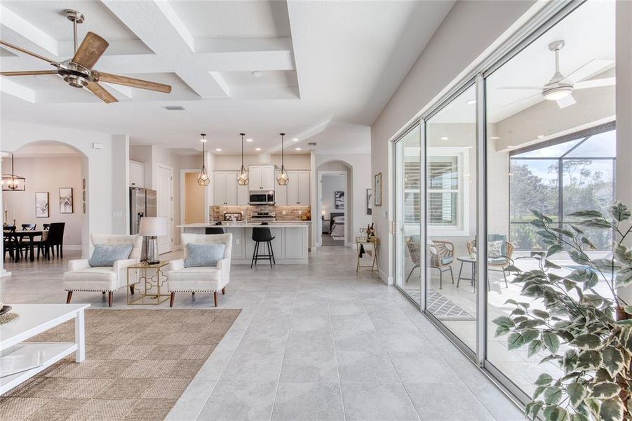 Furnished interior view inside a new home in , Ormond Beach (Image 19).