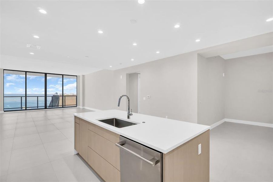 Furnished interior view inside a new home in , St. Petersburg (Image 16).