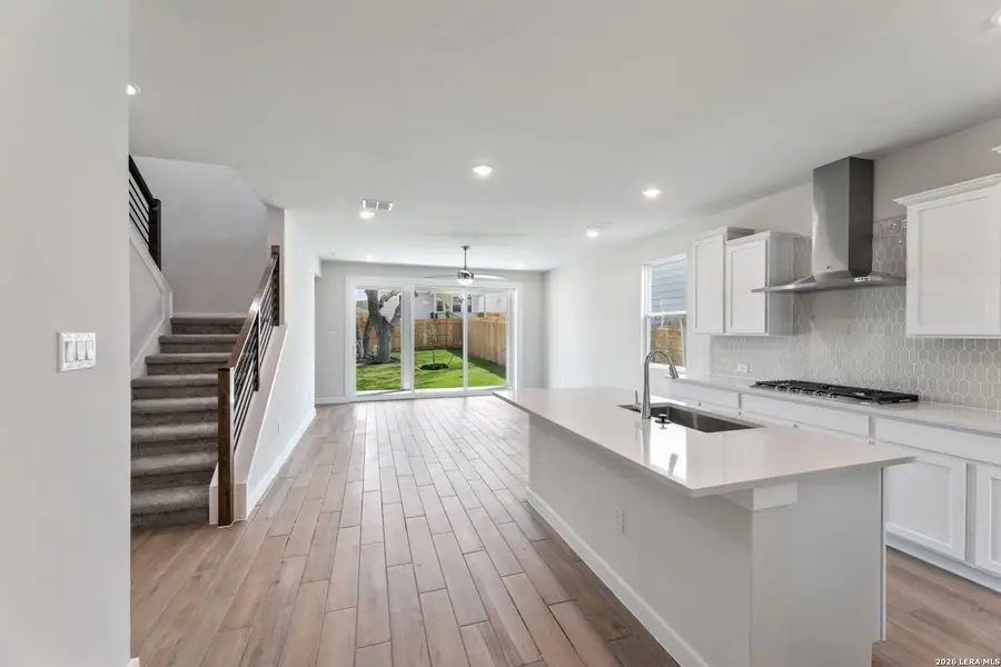 Furnished interior view inside a new home in Hunter's Ranch, San Antonio (Image 5).