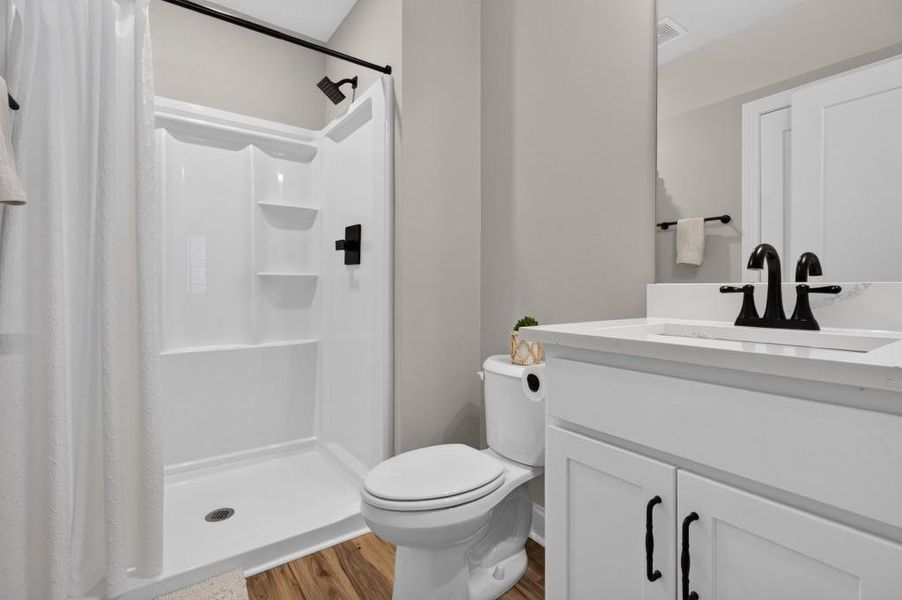 Furnished interior view inside a new home in , Monticello (Image 17).