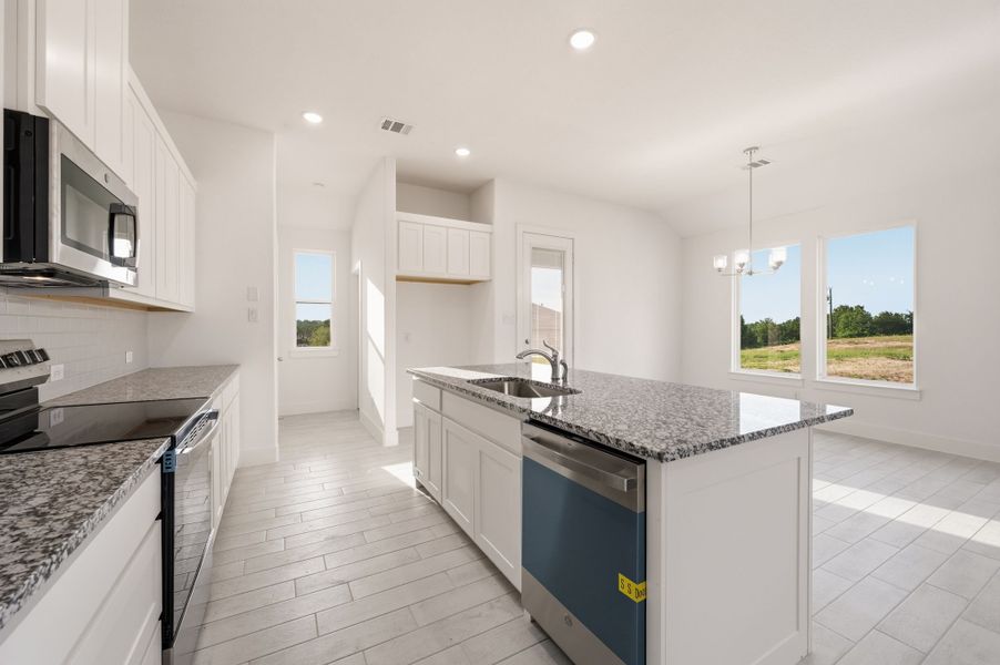 Furnished interior view inside a new home in Saddleback Estates, Boyd (Image 9).