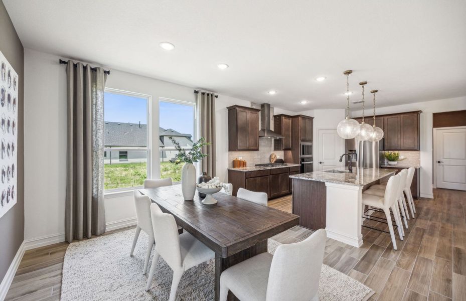 Furnished interior view inside a new home in Westside Preserve, Midlothian (Image 5).