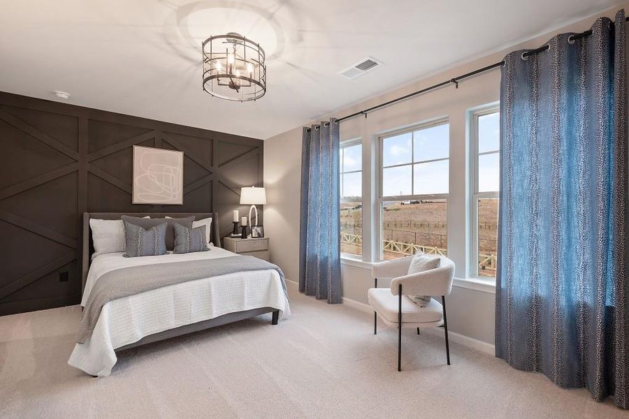 Furnished interior view inside a new home in Chapel Hill, Newnan (Image 25).