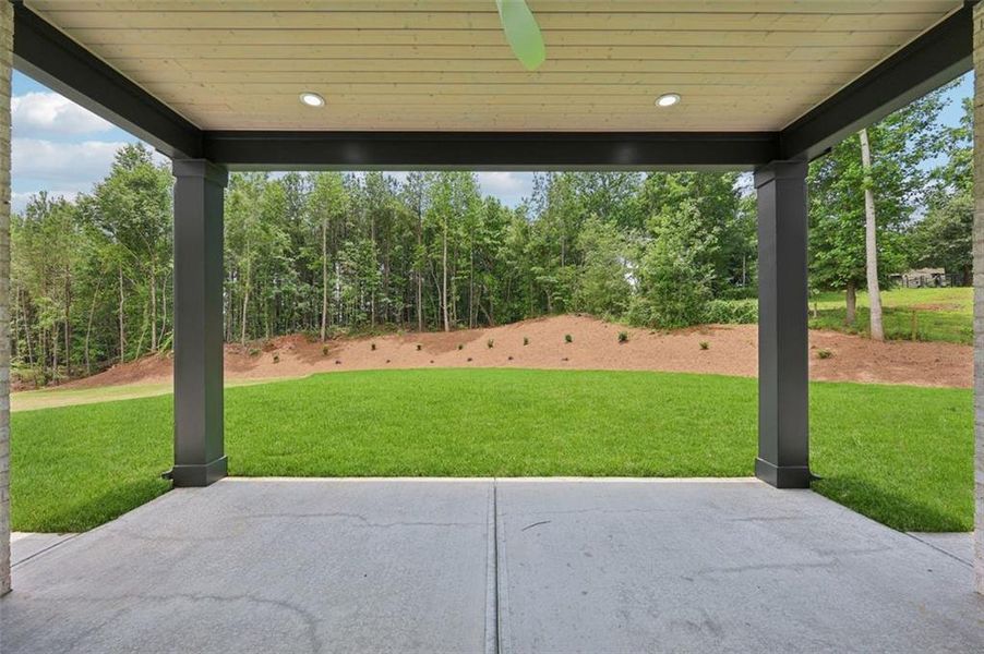 Exterior details and patio area of a home in , Braselton (Image 56). Exterior details and patio area of a home in , Braselton (Image 56).