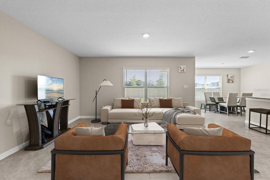 Furnished interior view inside a new home in Silverstone North, Palmetto (Image 17).