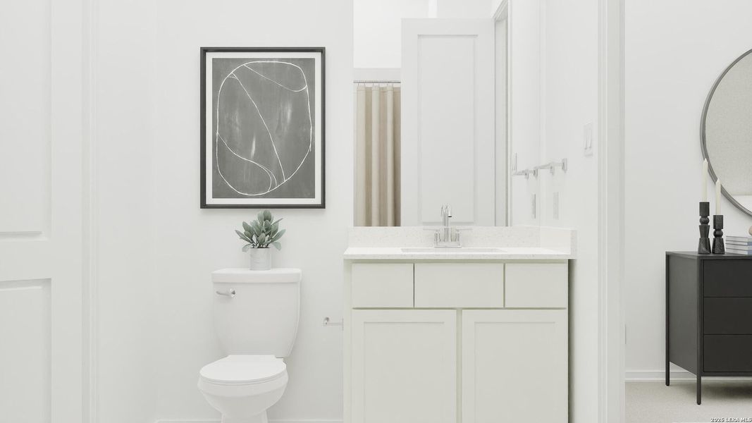 Furnished interior view inside a new home in Gatehouse, New Braunfels (Image 32).