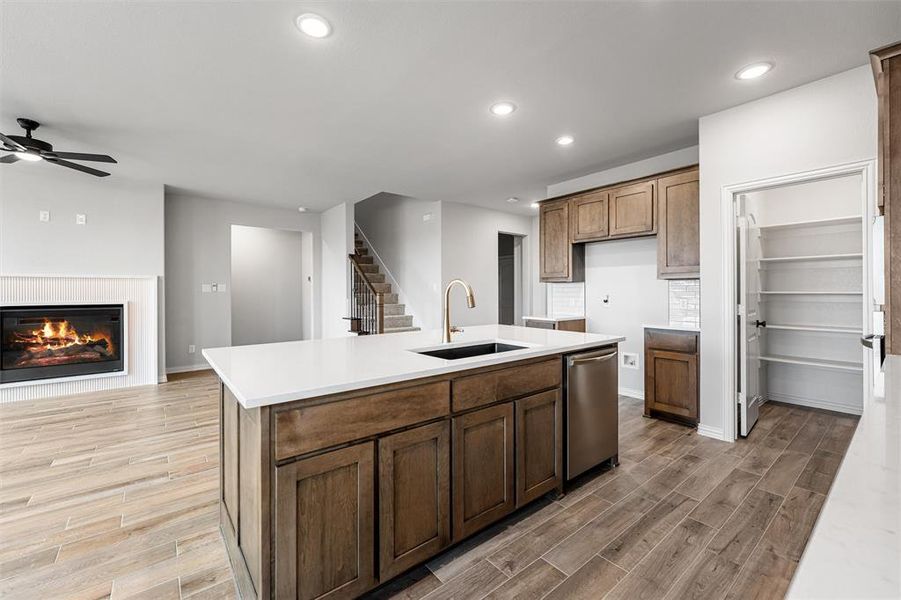 Furnished interior view inside a new home in Northstar, Haslet (Image 11).