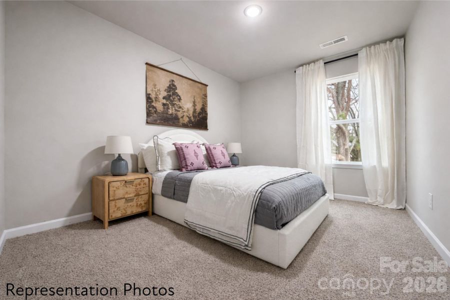 Furnished interior view inside a new home in , Charlotte (Image 23).