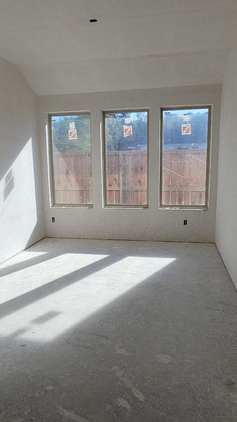 In-progress construction of a new home in The Highlands 50', Porter, TX (Image 7).