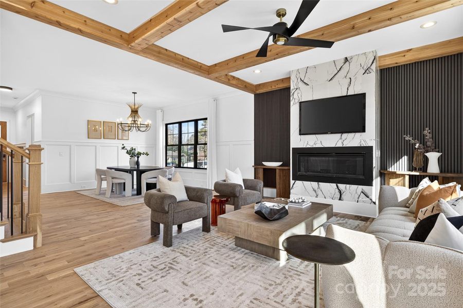 Furnished interior view inside a new home in , Charlotte (Image 7).