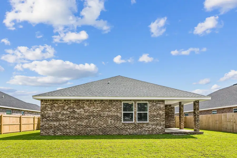 Representative exterior details of a home built from the The Carlos by Herbst Homes in Buckeyes Landing, Navarre (Image 60). Representative exterior details of a home built from the The Carlos by Herbst Homes in Buckeyes Landing, Navarre (Image 60).