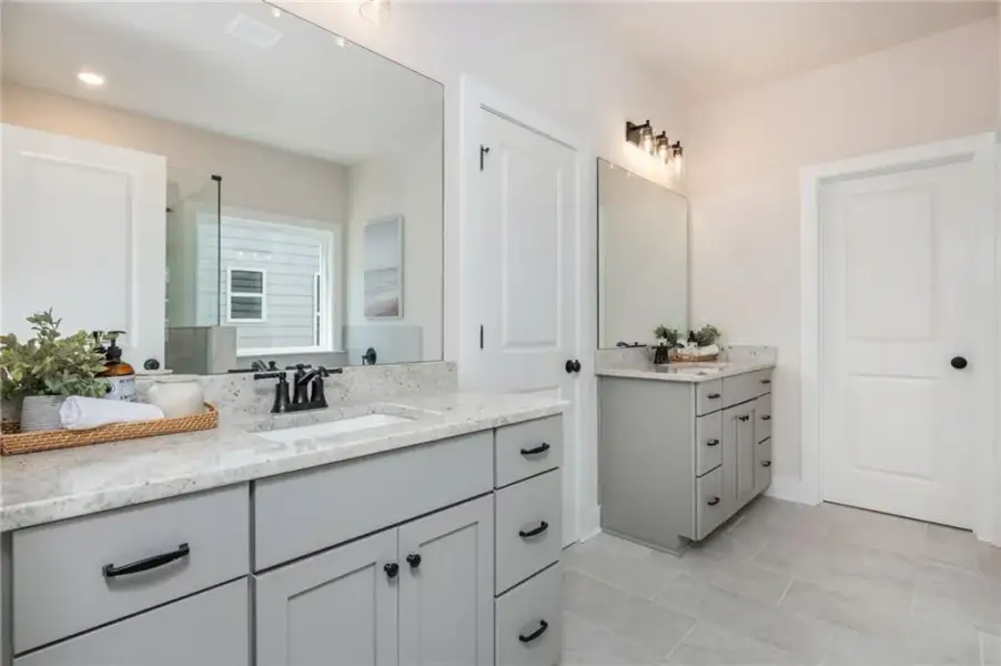 Furnished interior view inside a new home in , Flowery Branch (Image 38).