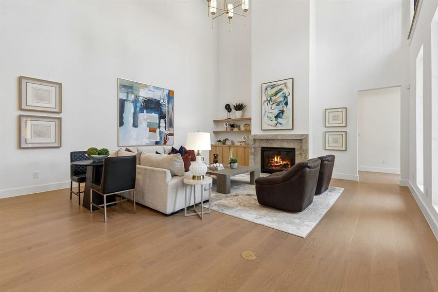 Furnished interior view inside a new home in , Dallas (Image 28).
