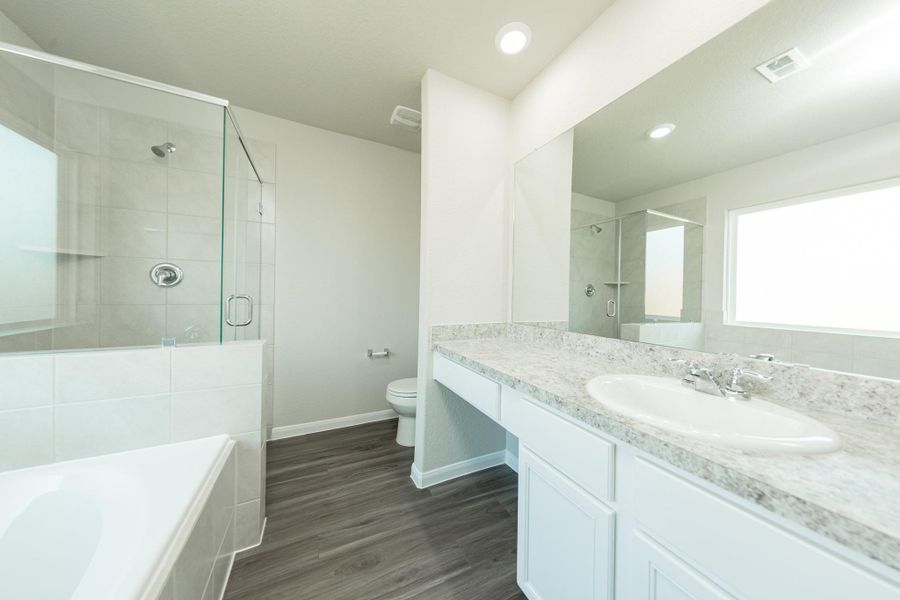 Furnished interior view inside a new home in Wayside Village, Houston (Image 3). Furnished interior view inside a new home in Wayside Village, Houston (Image 3).