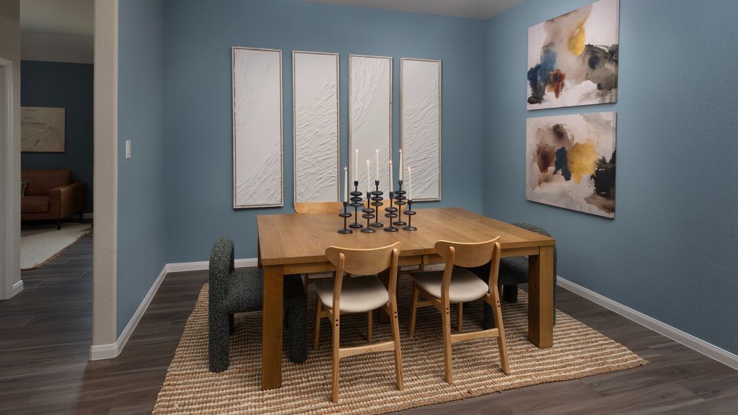 Representative furnished interior of a home built from the The Highlands by Legend Homes in Bluestem, Brookshire (Image 5).