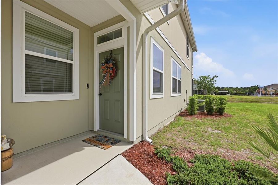 Exterior details and patio area of a home in , Palm Coast (Image 34).