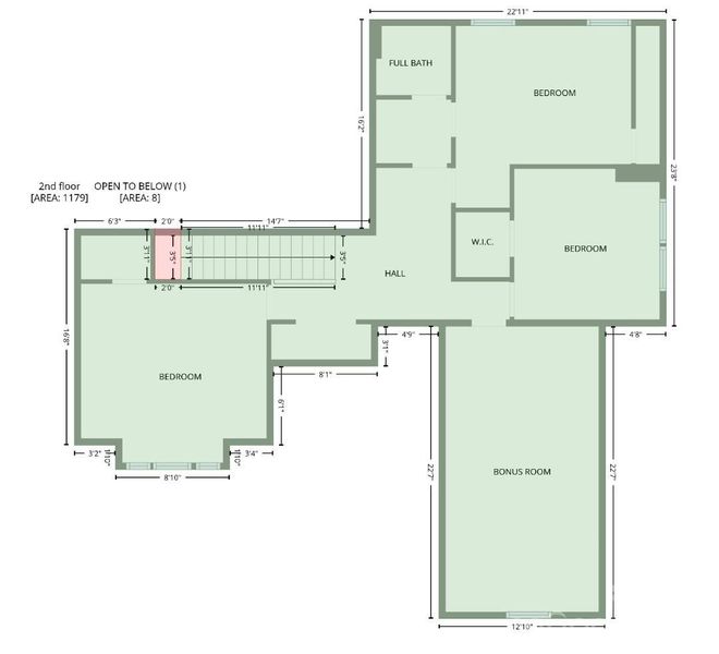 2D floor plan layout of this home in , Marshville, NC (Image 5). 2D floor plan layout of this home in , Marshville, NC (Image 5).