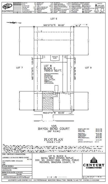 2D floor plan layout of this home in Bayou Bend, Angleton, TX (Image 2).
