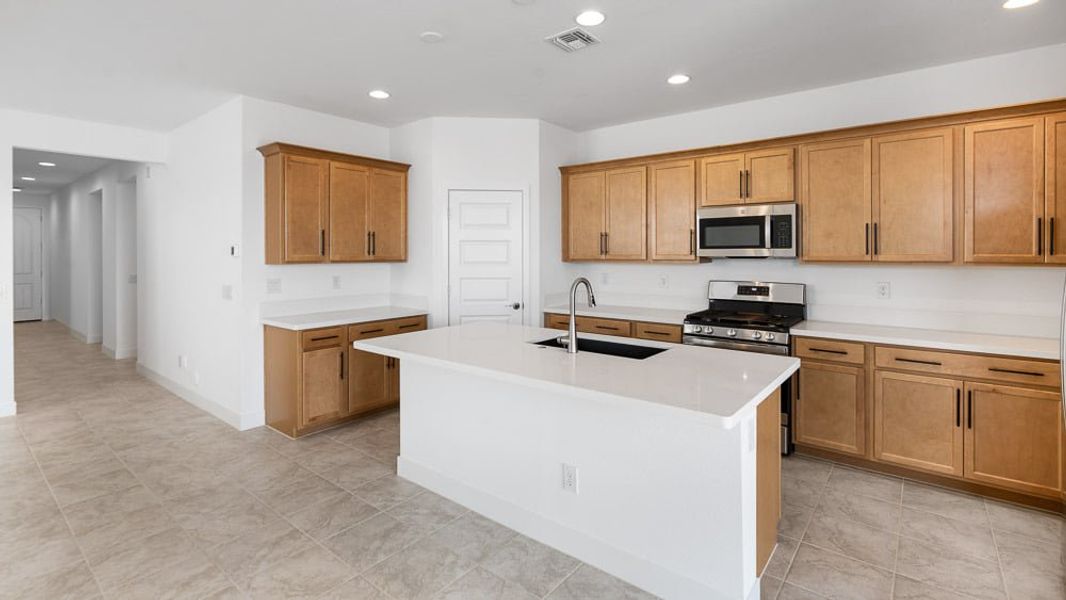 Furnished interior view inside a new home in Combs Ranch, San Tan Valley (Image 7).