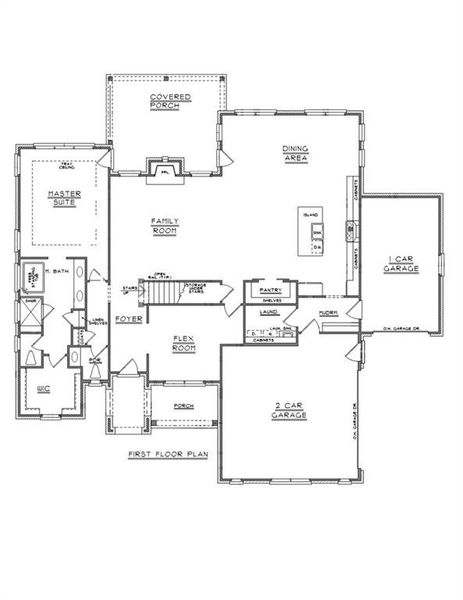 2D floor plan layout of this home in , Marietta, GA (Image 5).