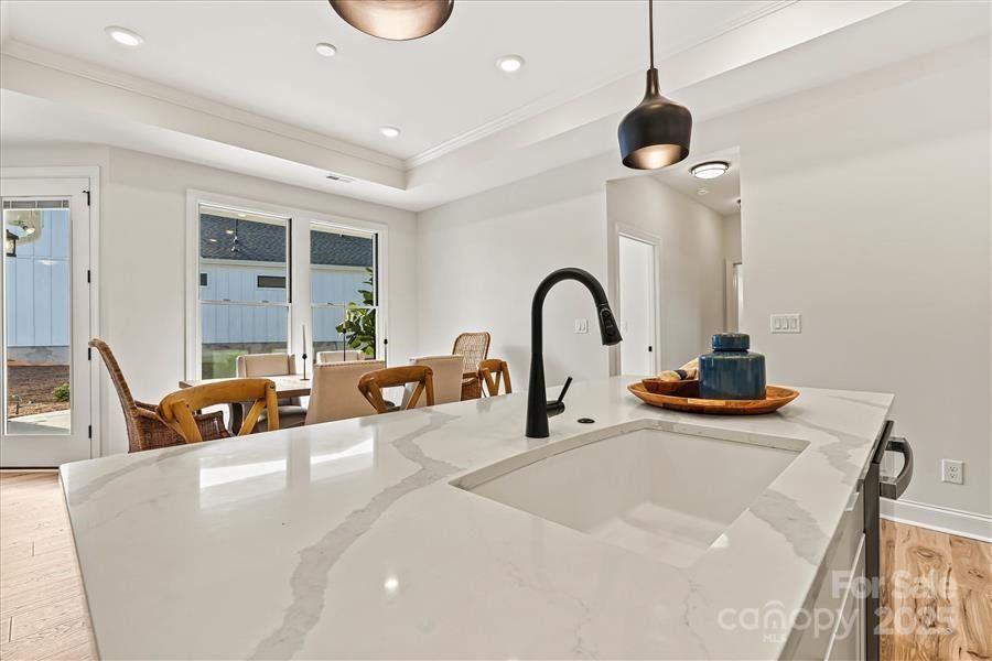 Close-up of interior finishes inside a home in The Courtyards at Lake Davidson, Mooresville (Image 20).