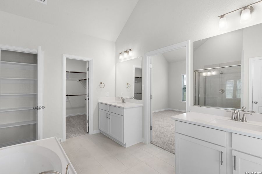 Furnished interior view inside a new home in The Crossvine, Schertz (Image 6).