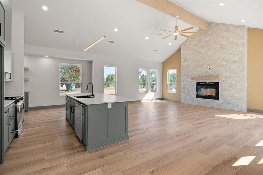 Furnished interior view inside a new home in , Joshua (Image 4). Furnished interior view inside a new home in , Joshua (Image 4).