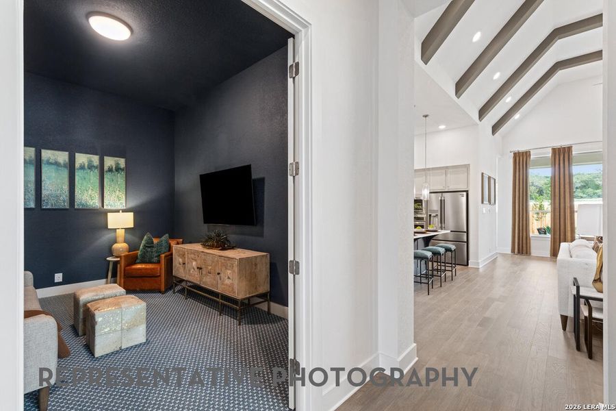 Furnished interior view inside a new home in The Ranches at Creekside, Boerne (Image 35).