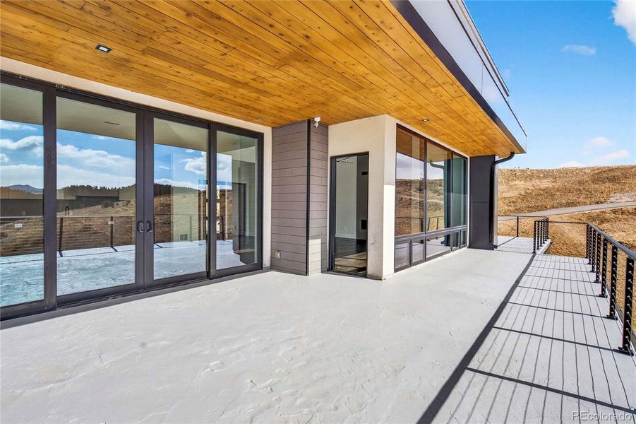Exterior details and patio area of a home in , Golden (Image 23).