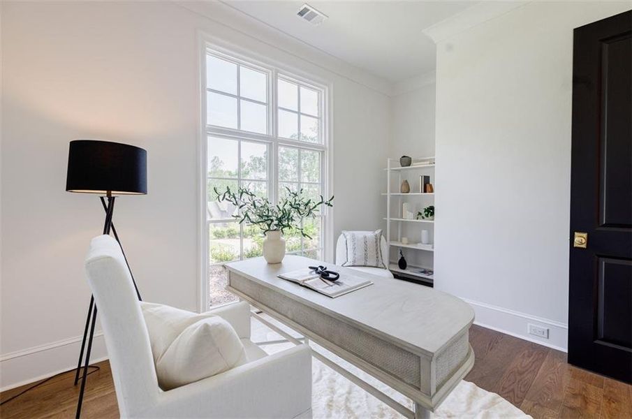 Furnished interior view inside a new home in , Canton (Image 37).