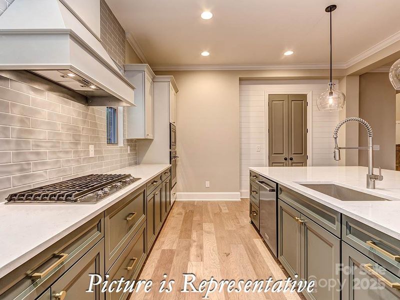 Furnished interior view inside a new home in , York (Image 10).