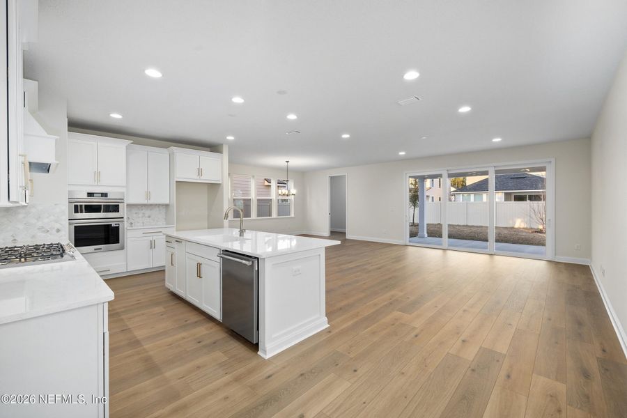 Furnished interior view inside a new home in Crosswinds at Nocatee, Ponte Vedra (Image 14).