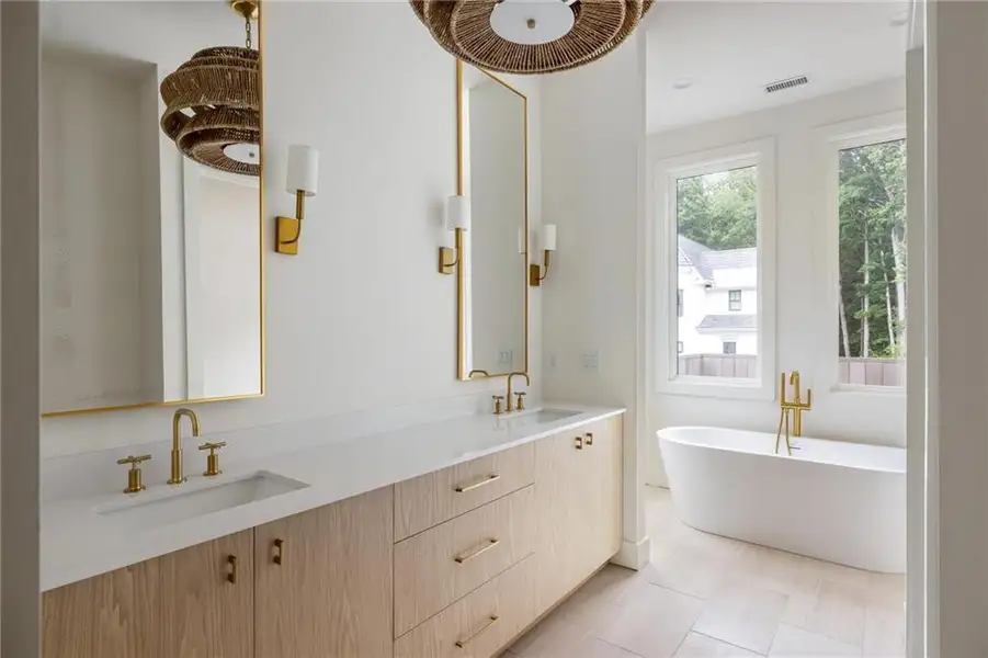 Furnished interior view inside a new home in , Chattahoochee Hills (Image 10).