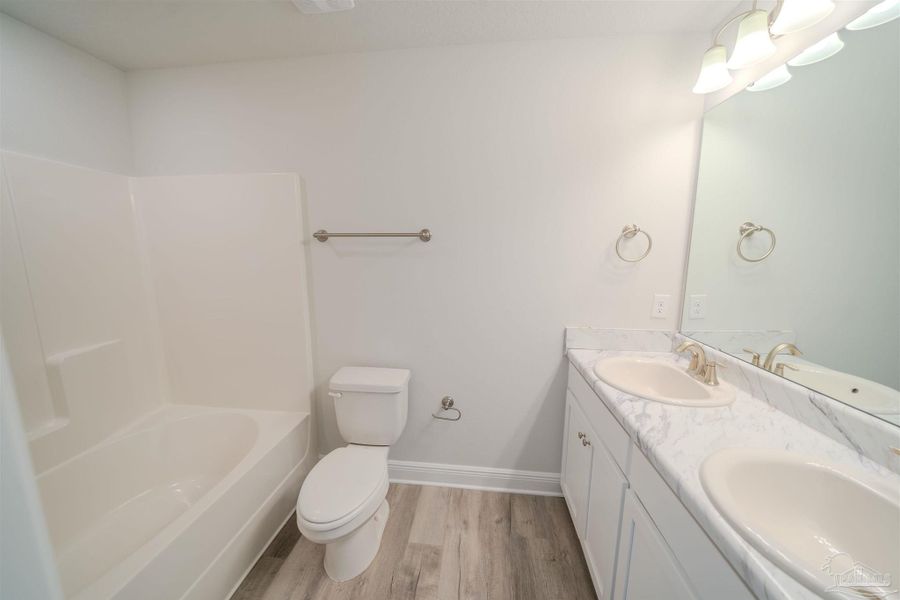 Furnished interior view inside a new home in Lexlee Estates, Pensacola (Image 6). Furnished interior view inside a new home in Lexlee Estates, Pensacola (Image 6).