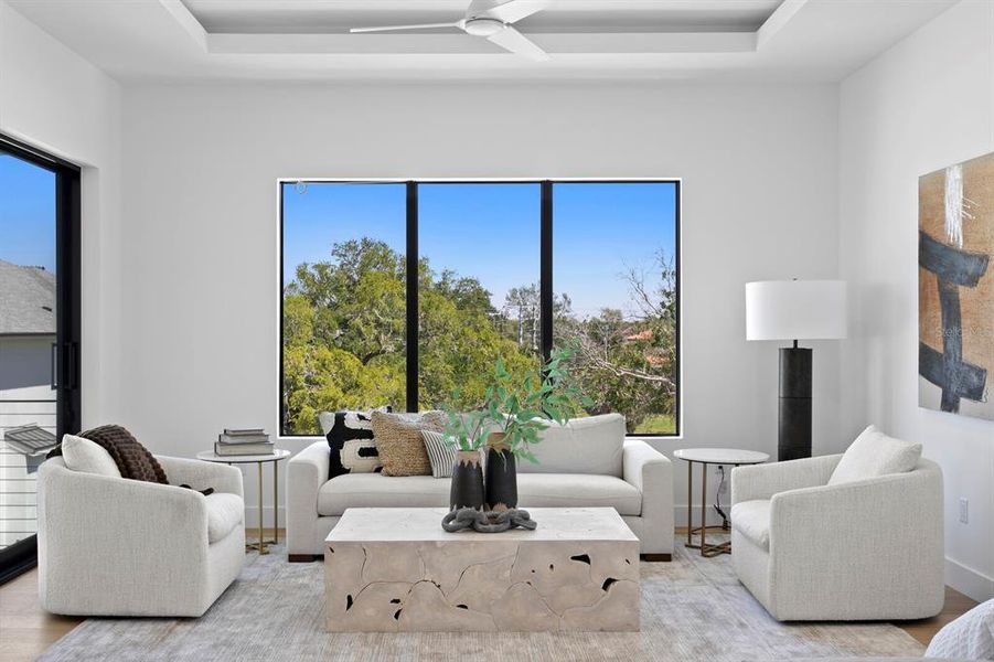 Furnished interior view inside a new home in , Tampa (Image 41).