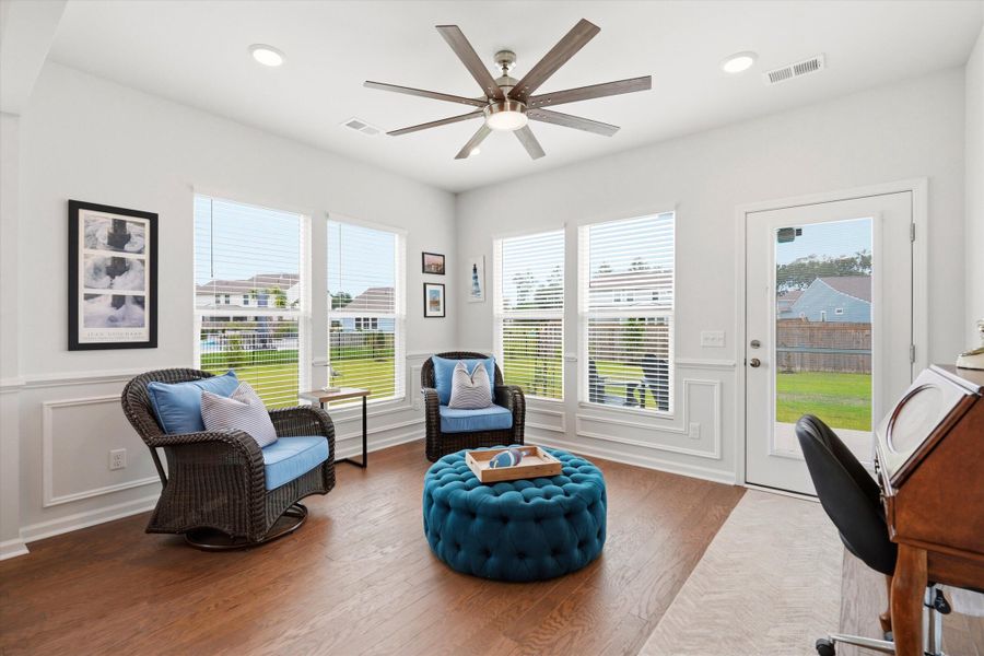 Furnished interior view inside a new home in , Johns Island (Image 15). Furnished interior view inside a new home in , Johns Island (Image 15).