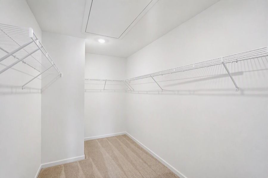 Representative Photo: Primary Bedroom Walk-In Closet