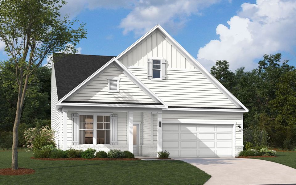 Representative exterior photo of a completed home built from the The Jefferson by Stanley Martin Homes in Green Tree Place, Anderson, SC (Image 29).