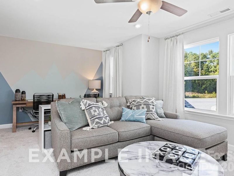 Furnished interior view inside a new home in Enclave at Belmont, Belmont (Image 19).