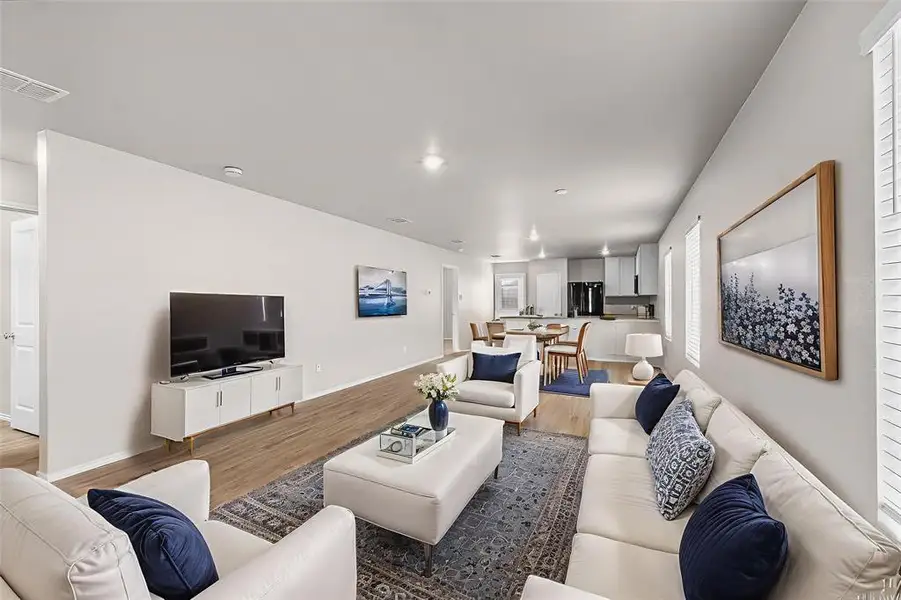 Furnished interior view inside a new home in , Fort Worth (Image 10).